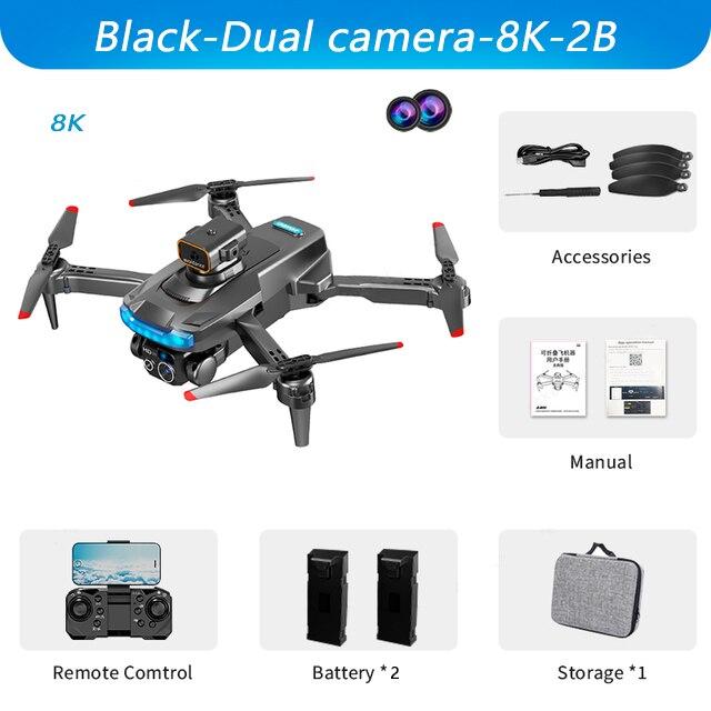 P15 Оптическая фиксация высоты потока Квадрокоптер HD 4k 8k БПЛА сверхдальнего действия для предотвращения препятствий Радиоуправляемый самолет