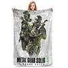 Metal Gear Solid Игровые Пледы Теплые Мягкие Новинка Плюшевое Постельное Белье Покрывала Для Девочек Мальчиков Спальни Фланелевое Покрывало На Кровать