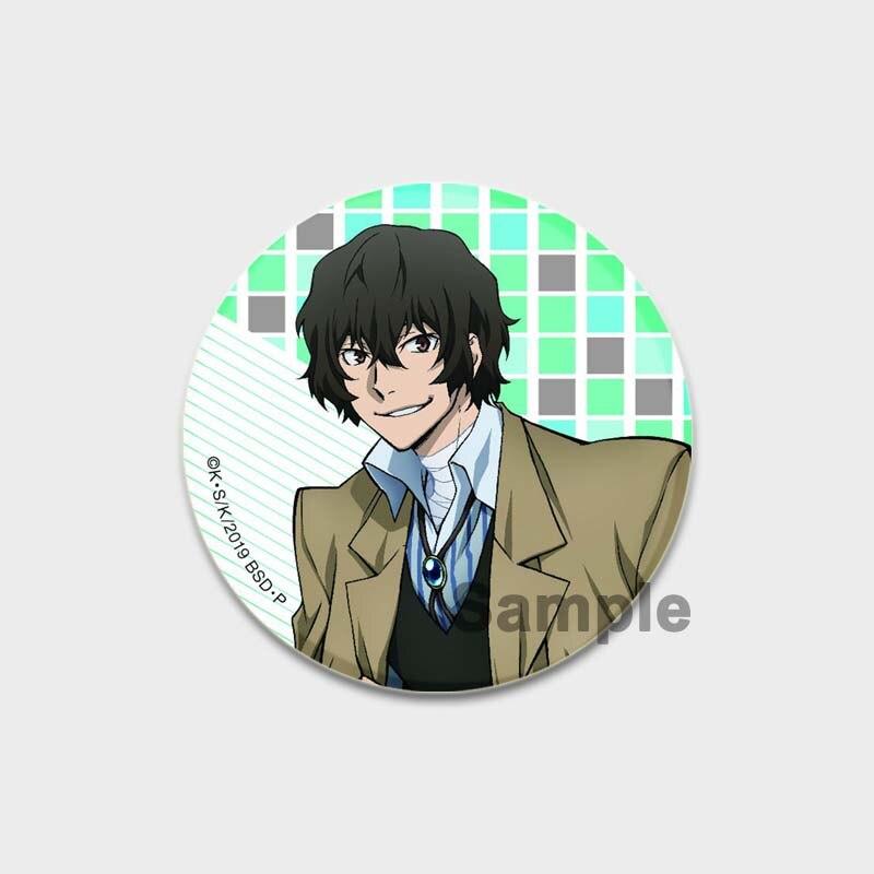 58 мм аниме Бунго Бродячие собаки брошь Манга нагрудный значок аксессуары для одежды шляпа украшение для рюкзака Harajuku значки с героями мультфильмов подарки для фанатов