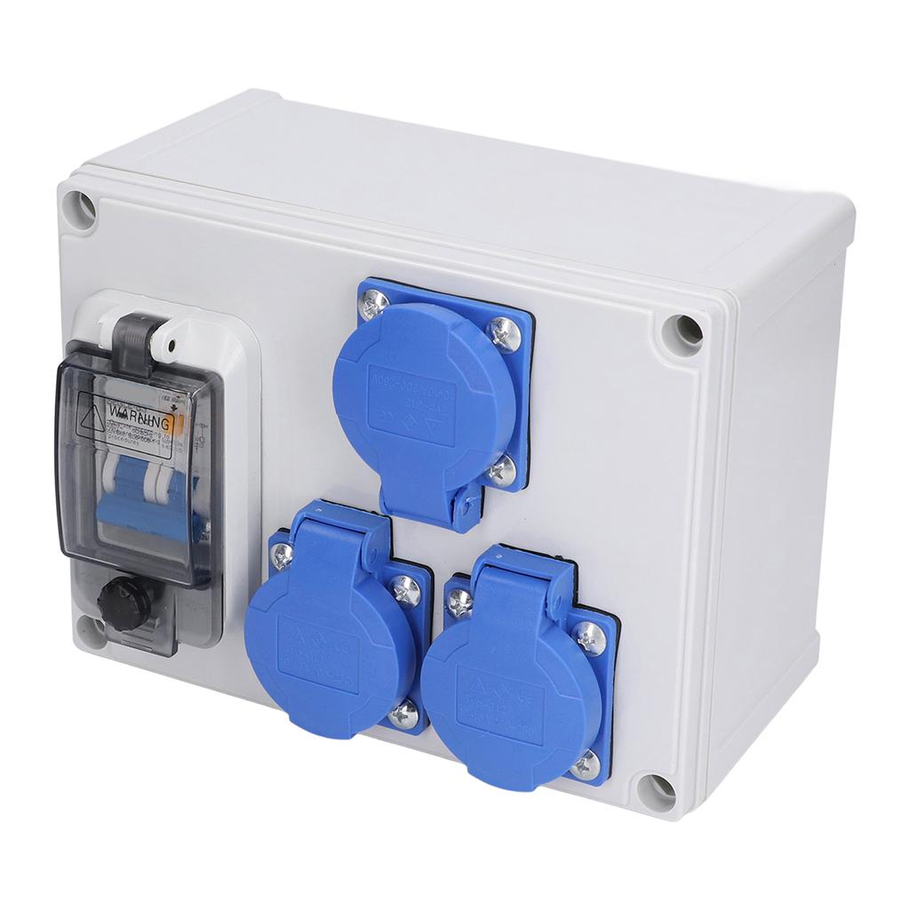 Настенная розетка двойная немецкая силовая розетка коробка розетка 200?250 В с УЗО 230 В 40 А 1P+N