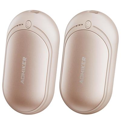 Aomiker Перезаряжаемые грелки для рук с и эти грелки для рук нагреваются за 3, предлагают 3 температуры и идеально подходят для зимы и и просты в 3000 мАч