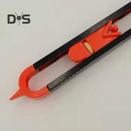 Точный контурный разметчик с карандашами, компактный, портативный, простой в использовании контурный измерительный инструмент с регулируемым фиксатором для деревообработки