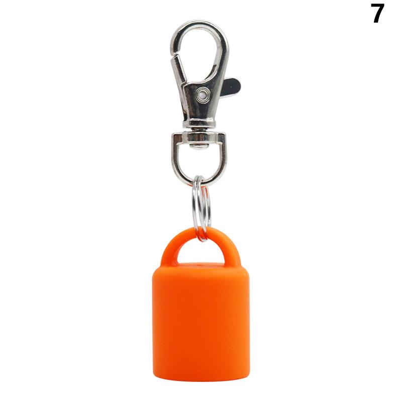 Practical Silicone Keychain Cap lip gloss accessories Portable Durable Holder Keychain Compatible For Lipstick Storage Cap