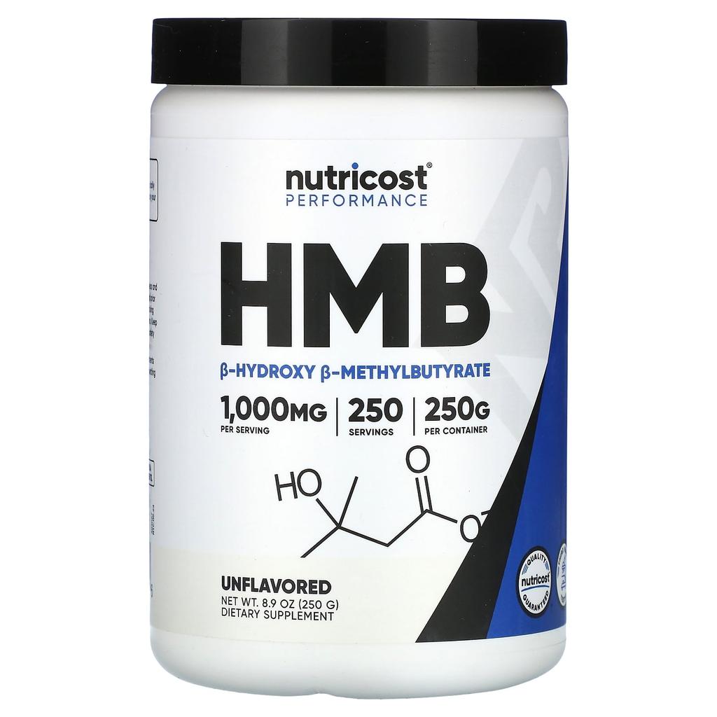 Nutricost Performance, HMB, Unflavored, 8.9 Oz (250 G)