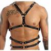 Сексуальный мужской ремень на плечо в стиле панк, ремень-бандаж, унисекс, сценическое украшение, трендовая поясная цепь