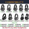 SOULWIT Ear Pads and Cushions for Audio Technica ATH M50X, M50XBT, M50xSTS, M50RD, M40X, M30X, M20X, MSR7, and SX1 Monitor Headphones, High-Density Fo