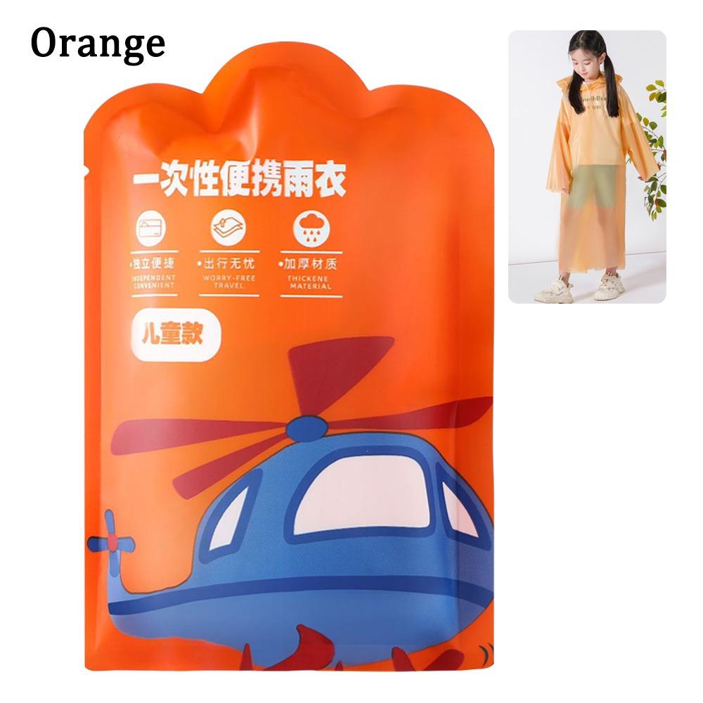 Упаковка-карточка Детский дождевик Вакуумная компрессия Цельный дождевик Многоразовый пончо Дети