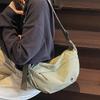 2025 New Lazy Wind Dumpling Bag Large Capacity Messenger Bag Leisure Sports Shoulder Women's Bag Light Commuter Bag