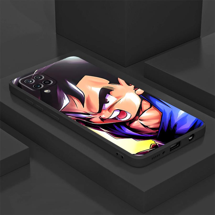 Case for Samsung Galaxy A05 A40 A16 A03 A20 A13 A06 A30 A15 A50 A10 A12 A04 A70 Black Soft Phone Cover Dragon Ball Small Goku
