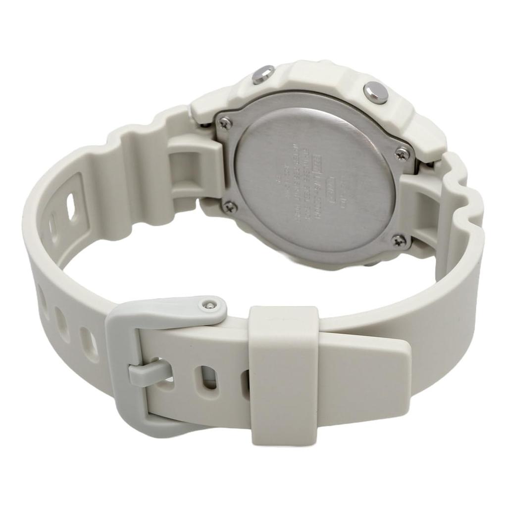 Casio Цифровые часы-трекер с функцией подсчета шагов, матовая слоновая кость, модель Overseas [Casio] LWS-2200H-8AV женские [Товар]