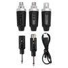 Wireless XLR Transmitter Receiver 3 Pin UHF Wireless Mic Adapter Microphone System for Condenser