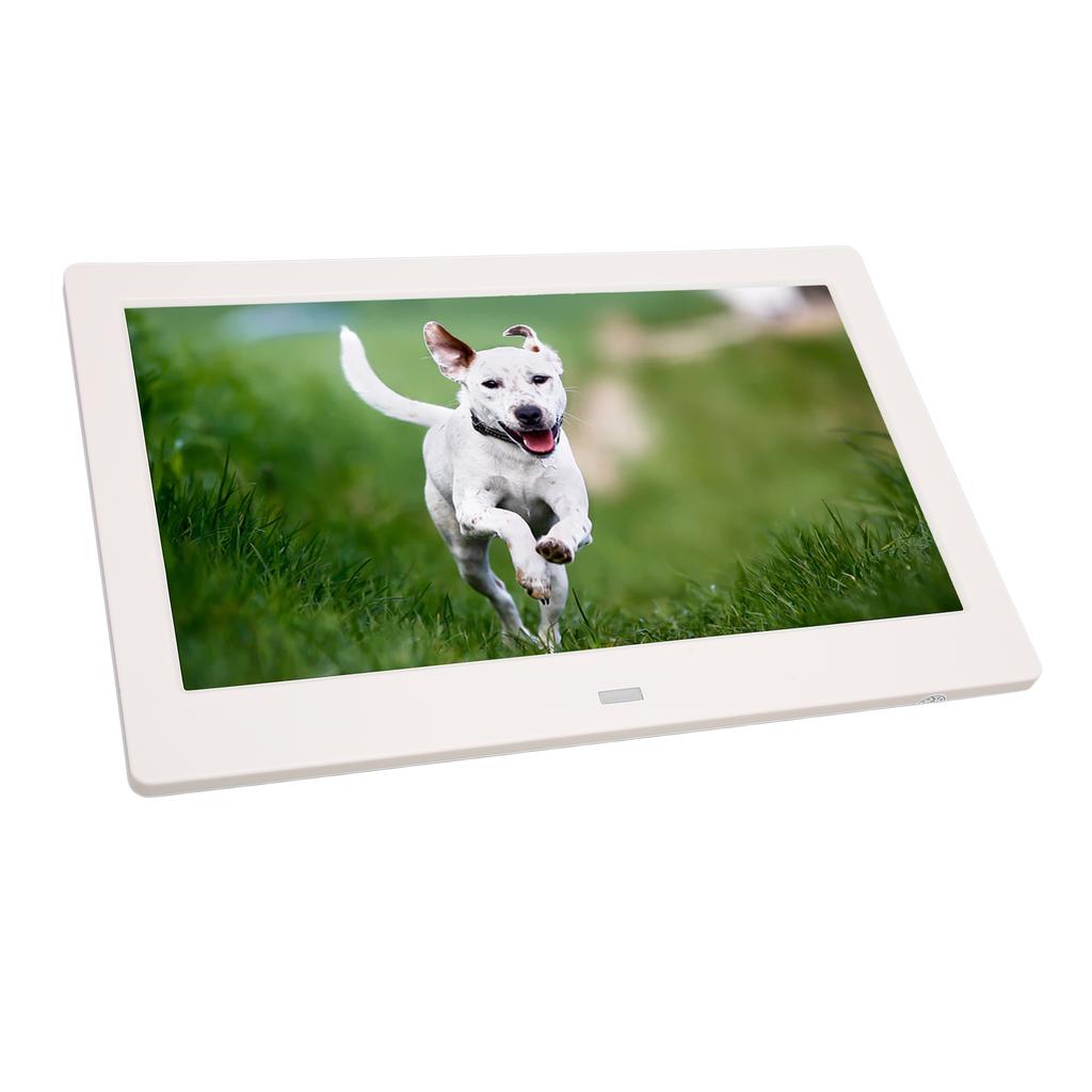 Цифровая фоторамка 10,1 дюйма HD с функцией автоматического поворота, поддержкой видео и музыки, электронная фоторамка с