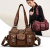 Women's Bag Vintage Tote Bag Large Capacity Multi-Pocket Shoulder Bag