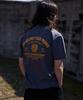 FAKE CAMPER Tiger Print Signature Short Sleeve T-Shirt [Charcoal]