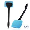 1pc Window Wiper Cleaning Brush Microfiber Wiper Windshield Demister Cleaning Tool Wiper Cleaner Wipe Tool Long Handle Cleaning Cloth  Accessories