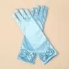 Замороженная Принцесса Эльза Сатиновые Перчатки для Детей