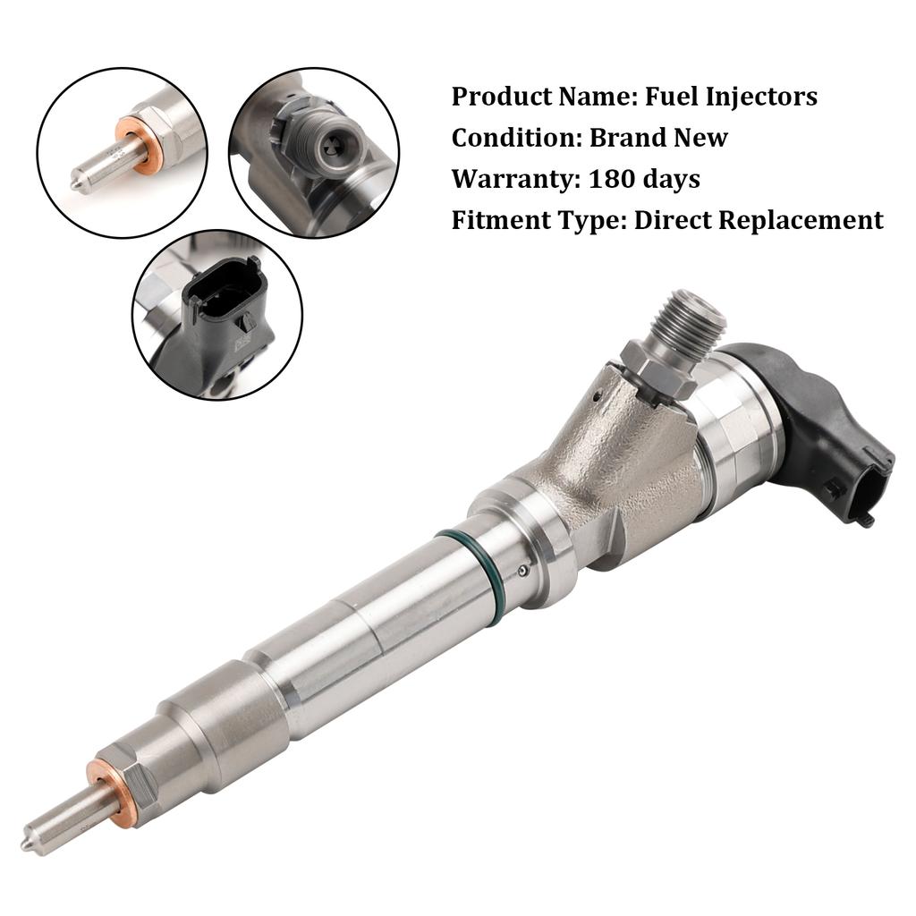 1PCS Fuel Injector 0445120042 Fit Chevy Fit GMC Duramax Hummer 6.6L 2006-2007