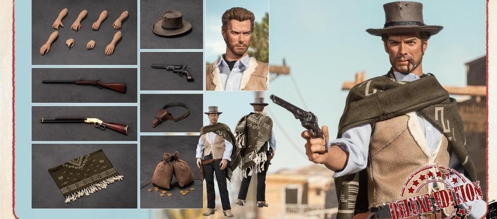 ИГРУШКИ ЗМЕЯ SCB01 Фигурка масштаба 1/6 Западный стрелок Ковбой Безымянный человек Делюкс издание Стрелок