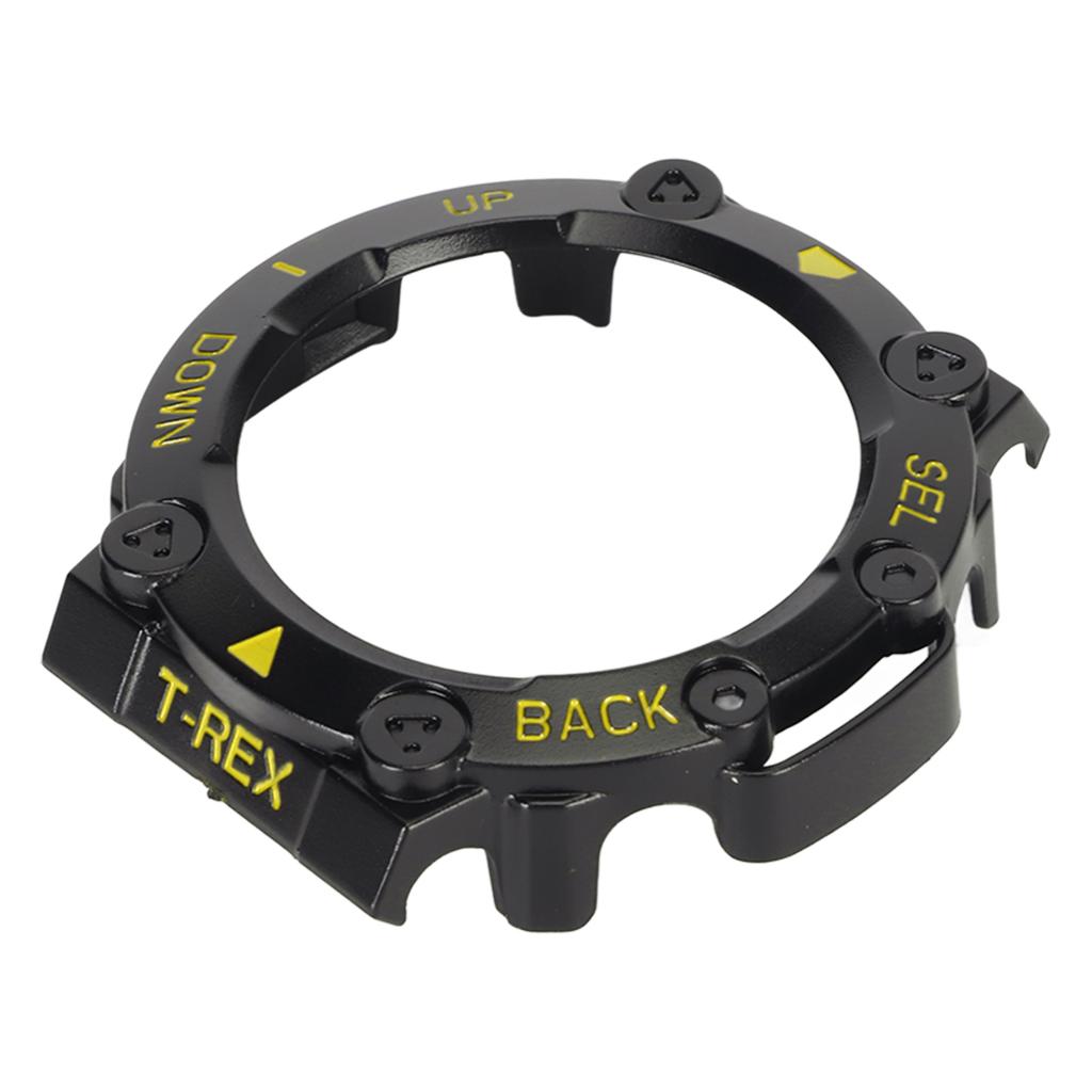 Защитный бампер-чехол для часов Amazfit T Rex 2 Точные вырезы Ударопрочные аксессуары для часов Черно-желтый