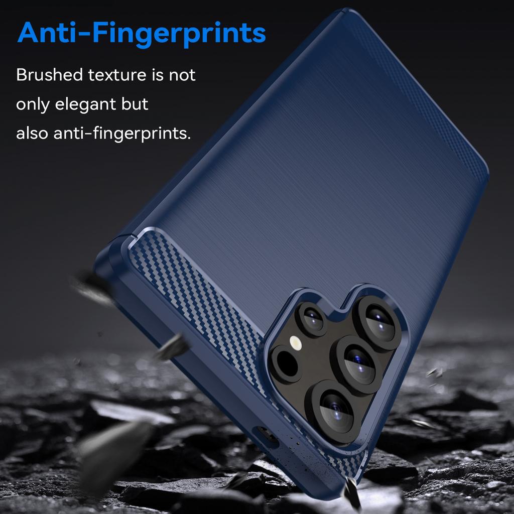 Samsung Galaxy S25 Ultra Case,Flexible TPU Fiber Protective Cover for Samsung Galaxy S25 Ultra