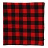 Cozy Red And Black Plaid Christmas Throw Pillow Cover Soft Square Cushion Case 45x45cm