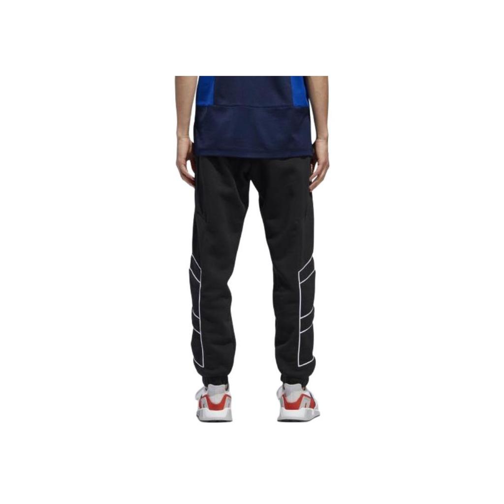 Adidas Originals EQT Outline TP Mens Mid-Rise Knitted Sports Pants Men Bottoms Black DH5223