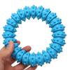 Игрушка-кольцо для собак из мягкой резины, устойчивая к укусам, интерактивная игрушка-кольцо для жевания собак среднего размера