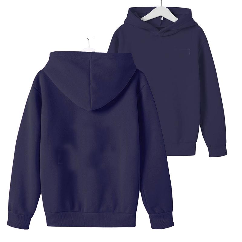 Модные детские толстовки для мальчиков, весна-осень 2021, повседневные толстовки с капюшоном для девочек, детские однотонные толстовки, толстовки, топы, новинка