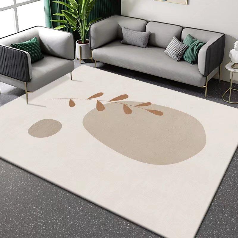 Современный Геометрический Абстрактный Ковер с Многоцветным Узором из Фигур и Линий для Гостиной, Современный Домашний Декор
