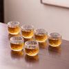 Heat-resistant Glass Transparent Hammer Teacup Household Kung Fu Tea Set Water Cup Personalized Master Cup