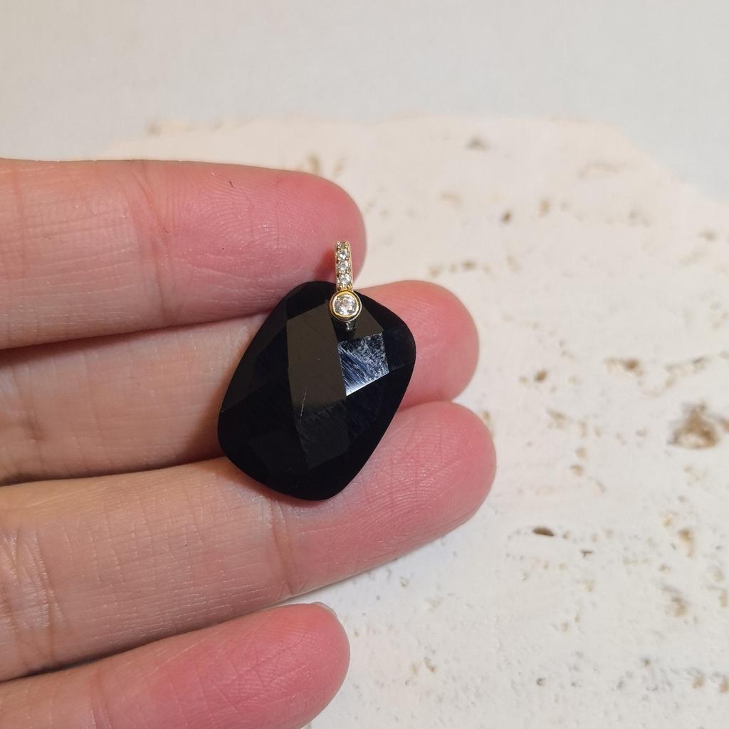 1pc Natural Stone Square Charms Pendant Amethyst Tiger Eye Crystal Pendant for Jewelry Making Earrings DIY Accessories