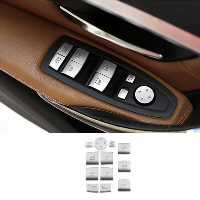 ABS Silver Window Lock Lift Panel Trim Decoration For BMW X3 G01 X4 2018-