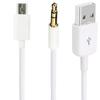 USB2.0 A Male to Mini B Male+ 3.5mm Audio Adapter Chargers Cable Cord 1m Long USB Speaker Audio Cable Accessories