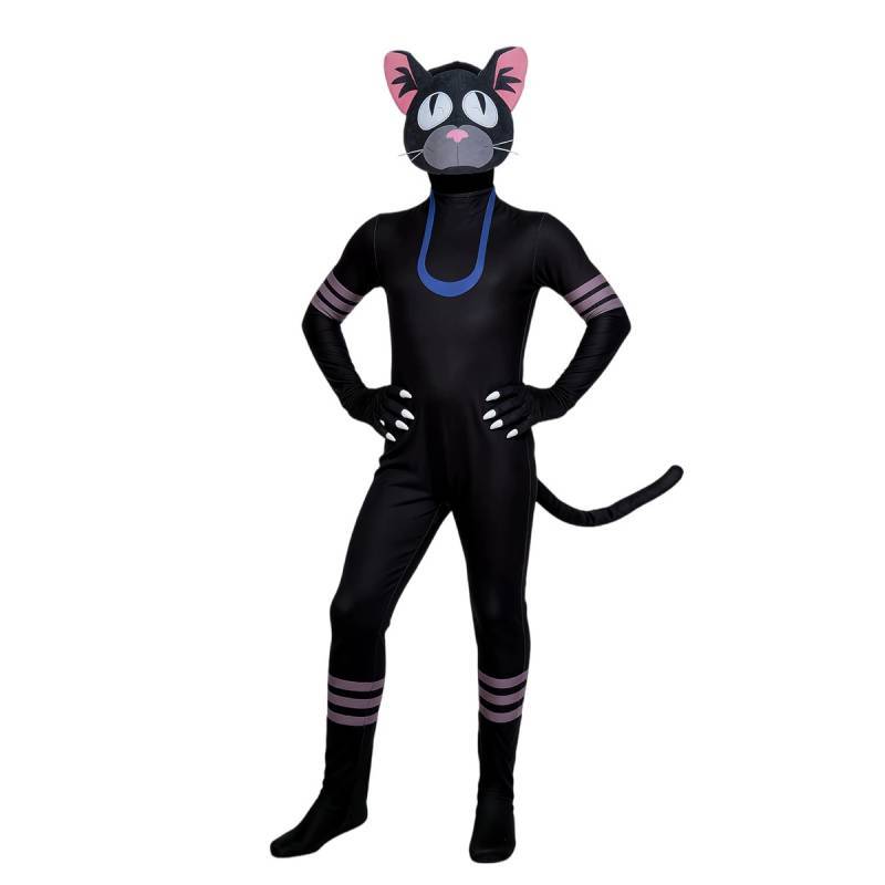 99 ночей выживания в лесу Костюм-комбинезон Кошка Cosplay Из мягкой полиэфирной ткани Для детей и взрослых