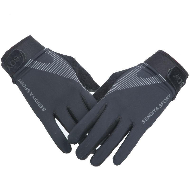 Outdoor Sports Ice Silk Touch Screen Riding Gloves for Men Women Breathable Glove Elastic Motocross Gloves for Cycling Driving