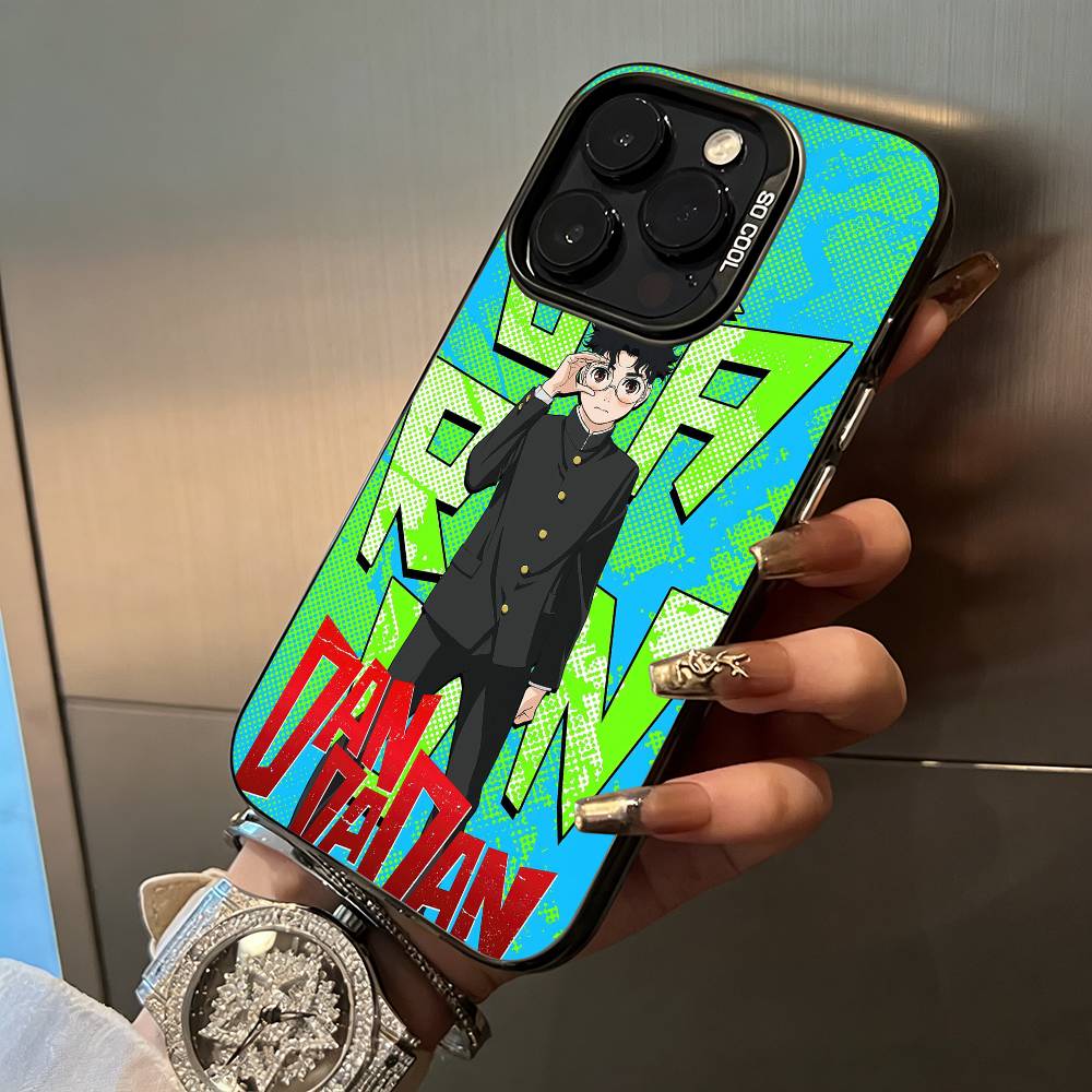 Popular anime-D-Dandadan Phone Case For IPhone17  16 11 12 13 14 15 16 Pro Max Plus Cover Colored Silver Funda Bumber