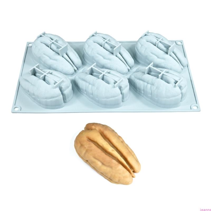 Creative Pistachios Pecan Designs Silicone Molds Ideal For Cake Chocolate And Frozens Treats Kitchen Baking Mould