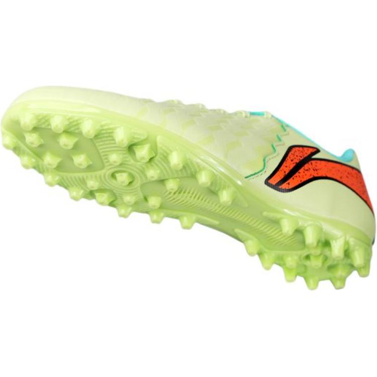 Li Ning Детские бутсы серии Jin Удобные Универсальные Модные Детские футбольные бутсы Розовый Зеленый YKGU002-5