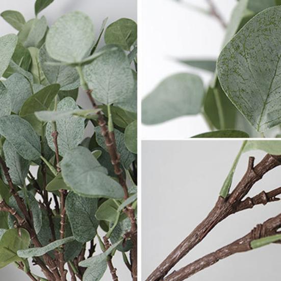 1шт искусственный эвкалипт зелень свадебный декор завод DIY свадебный букет венок