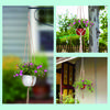 4pcs Practical Convenient Garden Plant Pot Hanging Net Bag With Breathable Root Protection For Plant Hanging Pots Balcony And Co