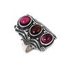 Hessonite Garnet Gemstone 925 Sterling Silver Jewelry Ring Size 9