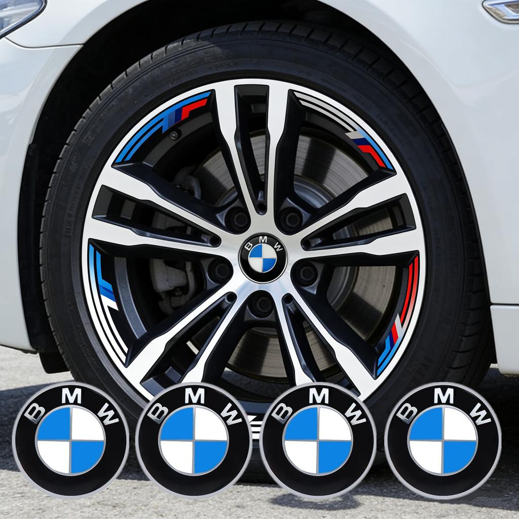 CCV 56/65mm Car Wheel Center Hub Cap Decal Stickers BMW mini M E90 Performance E36 E46 F30 F20 E60 E91 E92 E93 M3 Accessories