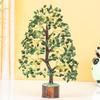Green Aventurine Crystal Tree Good Luck Showpiece for Home Decor Items Crystals Gemstones Bonsai Money Tree for Good Luck, Decoration Gift Item