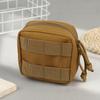Маленькая тактическая подсумка Микро утилитарная Molle-совместимая сумка Съемный прозрачный карман для ID Мини-нож Компас Фонарик Сумка для хранения карт Пояс