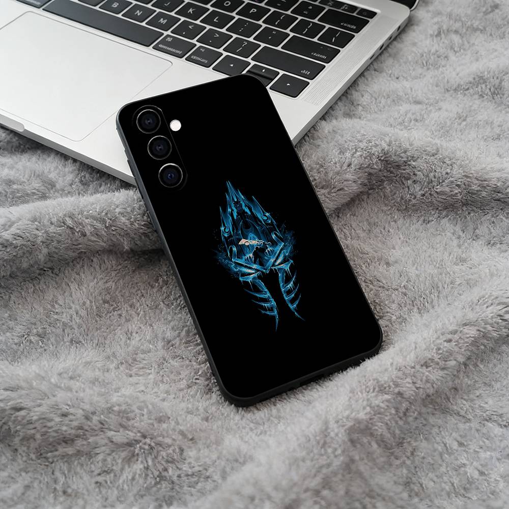 W-O-W-World- of -Warcraft Черный Мягкий Силиконовый Чехол для Телефона для Samsung Galaxy A73, A71, A72, A70, A53, A52, A51