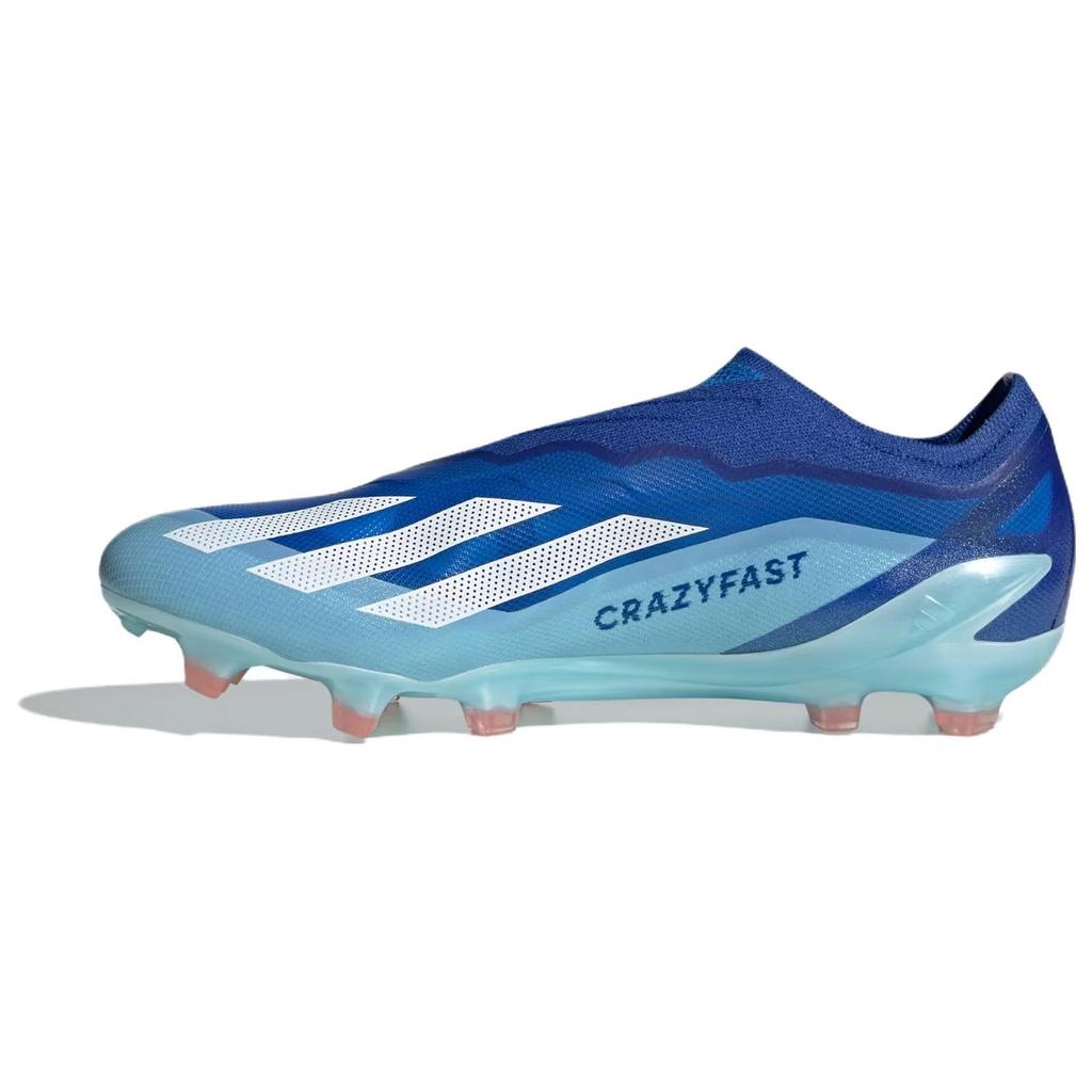 Adidas Кроссовки унисекс X Crazyfast.1 без шнурков FG Marinerush Pack Синие ярко-королевские облачно-белые FZ6563