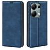 For Xiaomi Redmi Note 13 Pro 4G/Poco M6 Pro 4G Case Skin-Feel PU Leather Wallet Flip Phone Cover