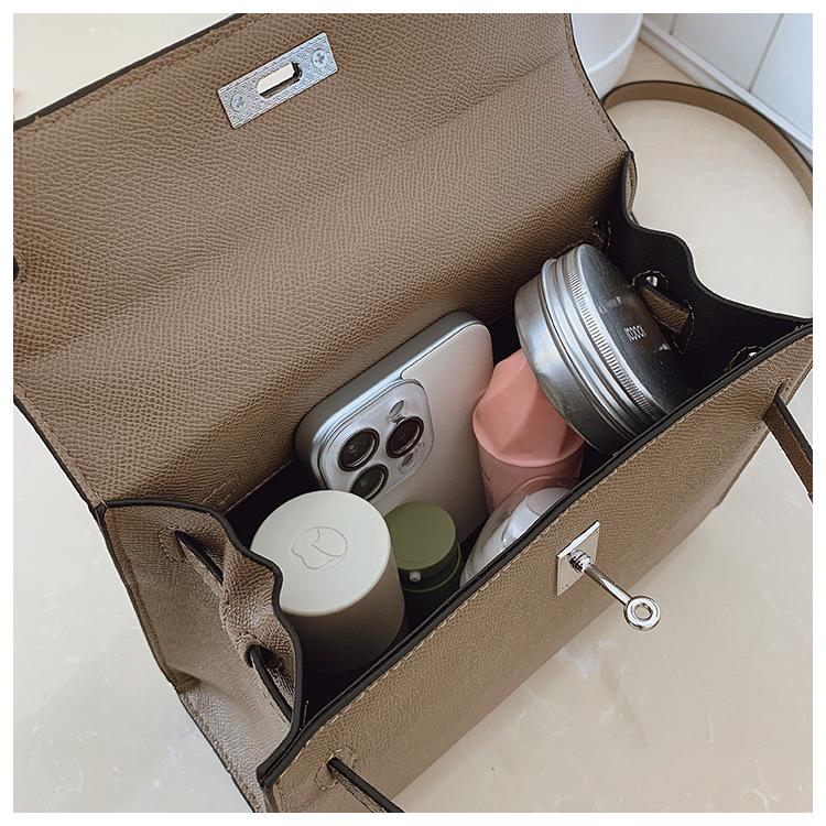 Женская универсальная сумка Kelly с узором «личи» - модная вместительная сумка через плечо и кроссбоди