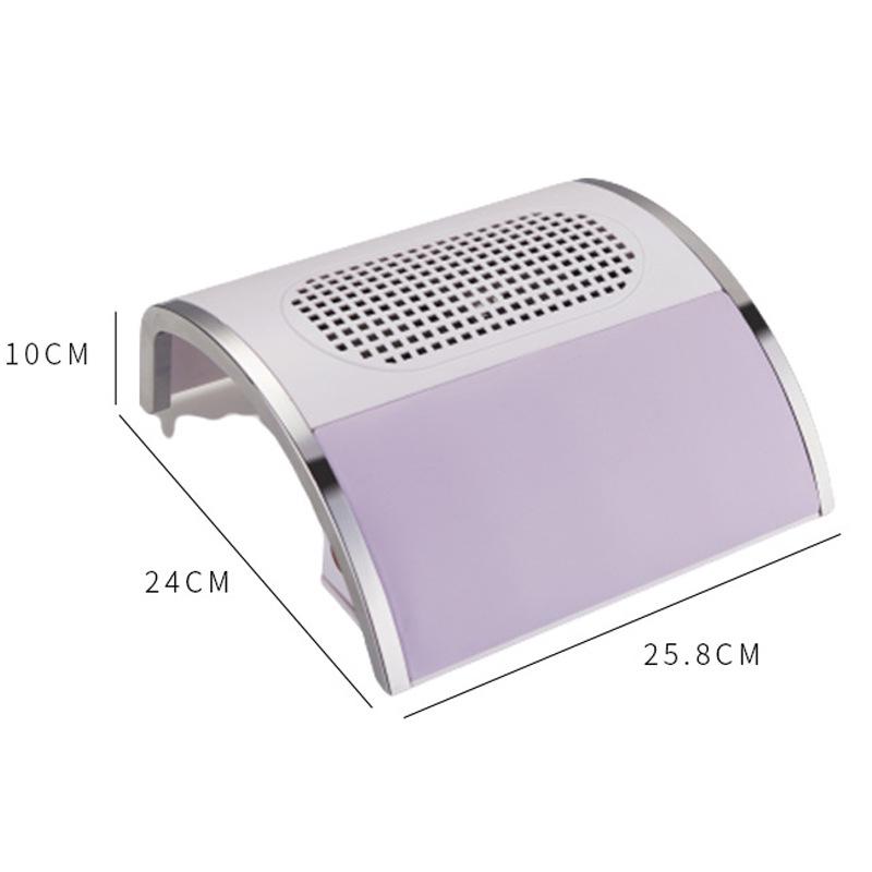 Пылесос для ногтей мощностью 80 Вт с двумя вентиляторами