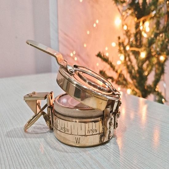 Морской Латунный Ручной Карманный Морской Моряк Корабль Компас